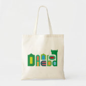 Danebod bunte grüne Logo-Tasche Tragetasche (Vorne)