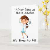 **DÄNEMALE DENTIST RETIRES** GENIESSEN LEBEN KARTE (Gelbe Blume)