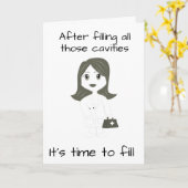 **DÄNEMALE DENTIST RETIRES** GENIESSEN LEBEN KARTE (Gelbe Blume)