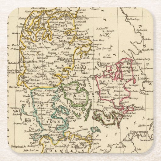 Dänemark 13 rechteckiger pappuntersetzer (Vorderseite)