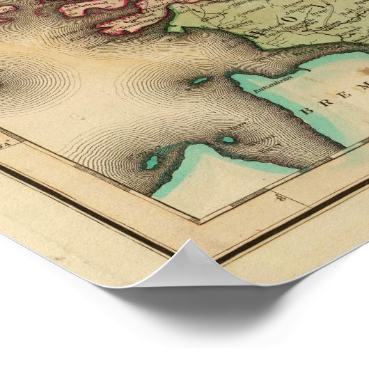 Dänemark 2 poster (Ecke)