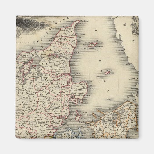 Dänemark 4 magnet (Vorne)