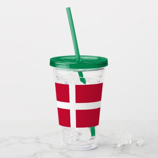 Dänemark Acryltrinkbecher (Vorderseite Ice)