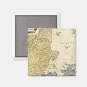 Dänemark Atlas Map Magnet (Vorderseite/Rückseite)