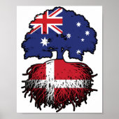 Dänemark Australisch Australien Tree Roots Poster (Vorne)
