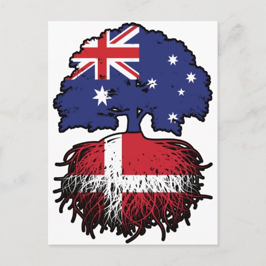 Dänemark Australisch Australien Tree Roots Postkarte (Vorderseite)