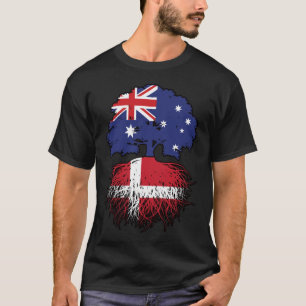 Dänemark Australisch Australien Tree Roots T-Shirt