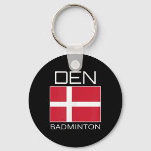 Dänemark Badminton Team Danish Athlete Den Flag Pr Schlüsselanhänger