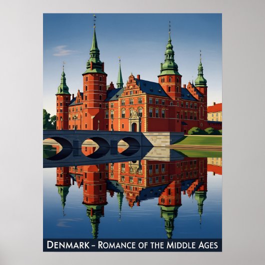 Dänemark - Burg Frederiksborg Poster (Vorne)