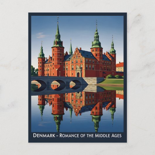 Dänemark - Burg Frederiksborg Postkarte (Vorderseite)