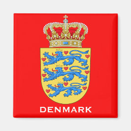 Dänemark Coat of Arms Gift Magnet