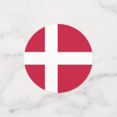 Dänemark Confetti, Party, dänische Flagge Konfetti (Klein Vorderseite)