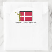 DÄNEMARK COPENHAGEN MISSION LDS CTR OVALER AUFKLEBER (Tasche)