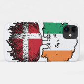 Dänemark Dänemark Irland Treots Flag Case-Mate iPhone Hülle (Rückseite (Horizontal))