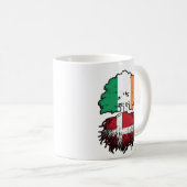 Dänemark Dänemark Irland Treots Flag Kaffeetasse (VorderseiteRechts)