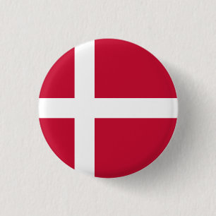 Dänemark (dänische Flagge) Button