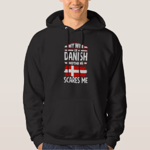Dänemark Dänische Flagge Dänemark Meine Frau ist D Hoodie
