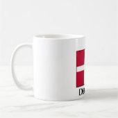 Dänemark (dänische Flagge) Kaffeetasse (Links)