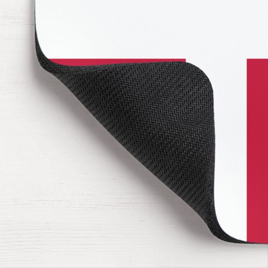 Dänemark (dänische Flagge) Mousepad (Ecke)