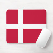 Dänemark (dänische Flagge) Mousepad (Mit Mouse)