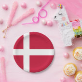 Dänemark (dänische Flagge) Pappteller (Party)
