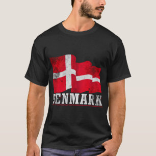 Dänemark Dänische Flagge T-Shirt