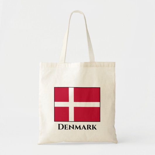 Dänemark (dänische Flagge) Tragetasche (Vorne)