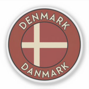 Dänemark Danmark  Aufkleber