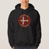 Dänemark Danmark Hoodie (Vorderseite)