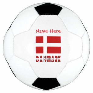 Dänemark Dannebrog Roter Persönlicher Name Fußball