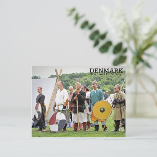 Dänemark, das Land der Wikinger Postkarte! Postkarte (Stehend Vorderseite)