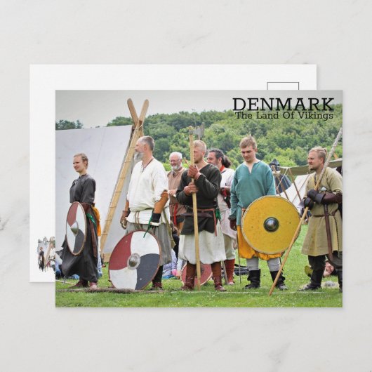 Dänemark, das Land der Wikinger Postkarte! Postkarte (Vorne/Hinten)