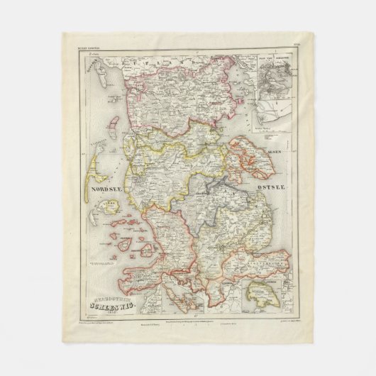 Dänemark, Deutschland 2 Fleecedecke (Vorderseite)