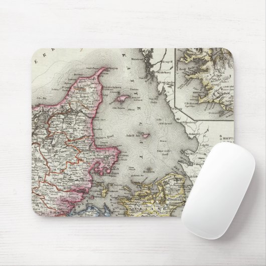 Dänemark, Deutschland Mousepad (Mit Mouse)