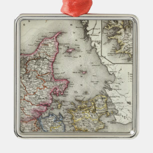 Dänemark, Deutschland Ornament Aus Metall