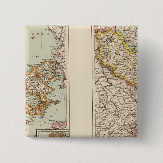 Dänemark, Elsass Lothringen, Pfalz Button (Vorderseite)