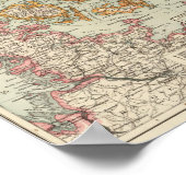 Dänemark, Elsass-Lothringen, Pfalz Poster (Ecke)