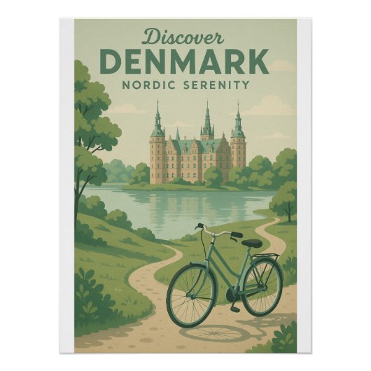 Dänemark entdecken - Nordische Ruhe Poster (Vorderseite)