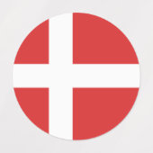Dänemark Etiketten (Design 2)