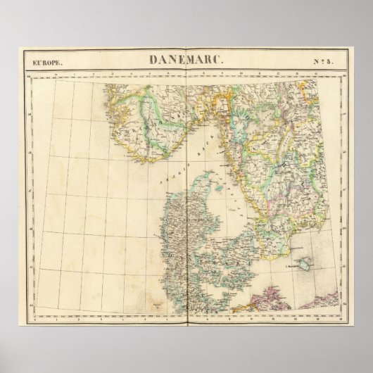 Dänemark, Europa 8 Poster (Vorne)
