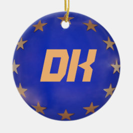 Dänemark Europäische Gewerkschaft Weihnachtsschmuc Keramikornament