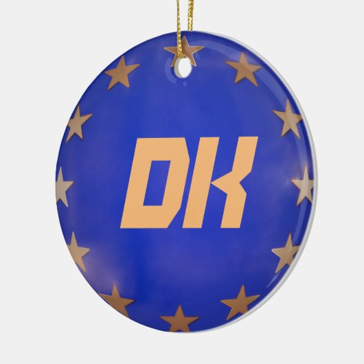 Dänemark Europäische Gewerkschaft Weihnachtsschmuc Keramikornament (Links)