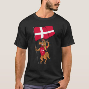 Dänemark Fan Horse T-Shirt