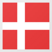 Dänemark Fensteraufkleber (Blatt)