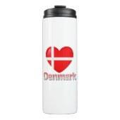 Dänemark Flag Cutout Thermosbecher (Vorderseite)