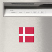 Dänemark Flag DK Magnet (In Situ (Geschirrspüler))