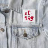 Dänemark Flag-Karte Button (Beispiel)