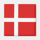 Dänemark Flag Magnet (Vorne)