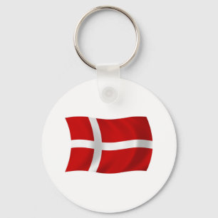 Dänemark Flag Schlüsselanhänger