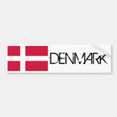 Dänemark-Flagge Autoaufkleber (Vorne)